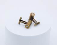 5. Astali Bullet and Crystal Cufflinks
