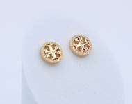 19. Gold Tory Burch Stud Earrings