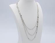 17. Triple Layer Cable and Forzatin Necklace