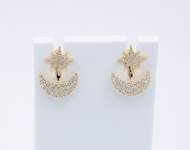 25. Anthropologie Star &amp; Moon Earrings