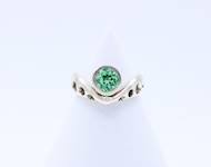 16. Green Gemstone Ring