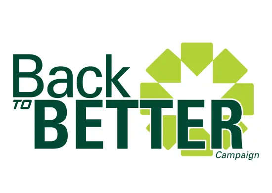 Back to Better Campaign Logo